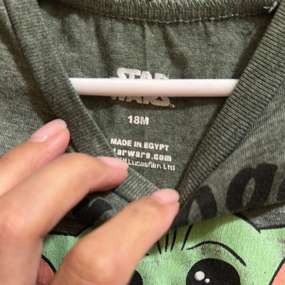 Star wars Yoda Green Graphic T-Shirt - Picture 2 of 2